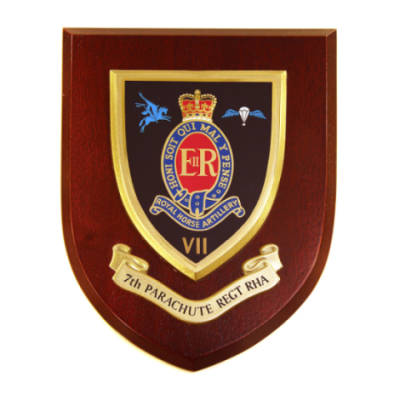 Plaque - 7th Royal Horse Artillery. RHA