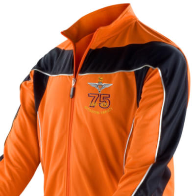 Long Sleeved Performance Bike Top - Orange - Operation Varsity 75th (Para)