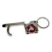 Metal Door Opener Keyring with Touch Stylus, Bottle Opener and Trolley Coin - Pegasus