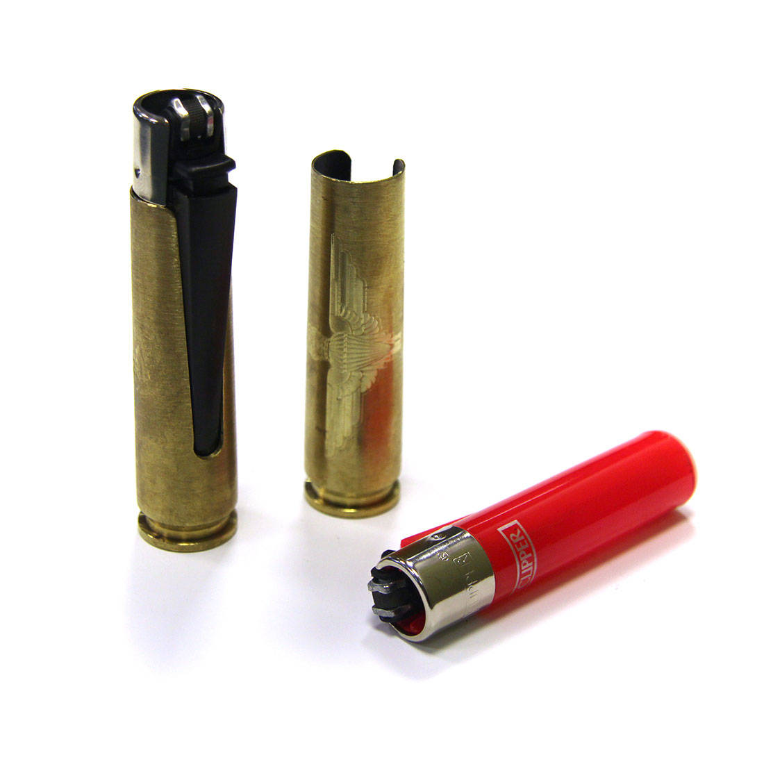 .50 Cal Engraved Clipper Lighter Parachute Regiment or Pegasus The