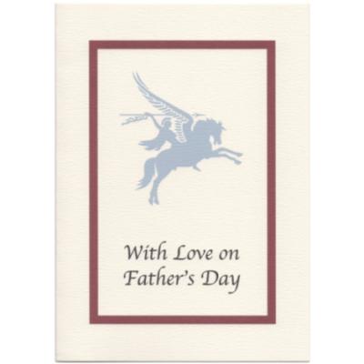 Father's Day Card - Cream with Pegasus