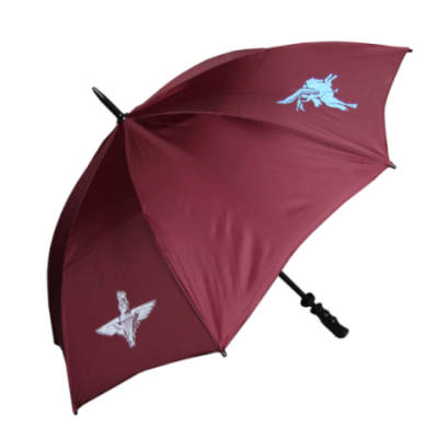 Golf Umbrella - Maroon with Para and Pegasus
