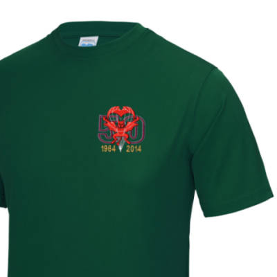 Gym/Training T-Shirt - Green - Red Devils 50th