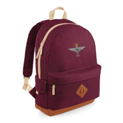 Heritage Backpack - Maroon, 3 Para Cap-Badge