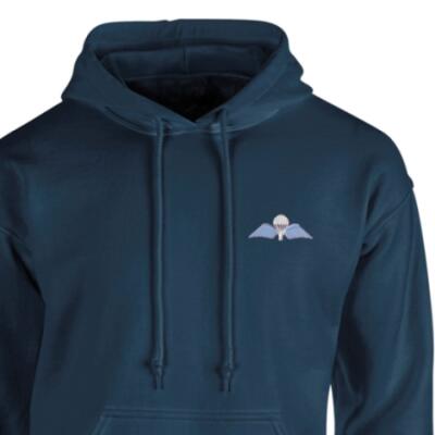 *CLEARANCE* Hoody, Small, Navy, Jump Wings
