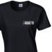 Lady's Crew Neck T-Shirt - Black - Paras 10