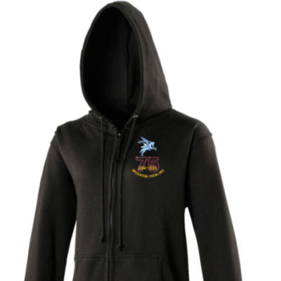 Lady's Hoody - Black - Operation Overlord 75th (Pegasus)