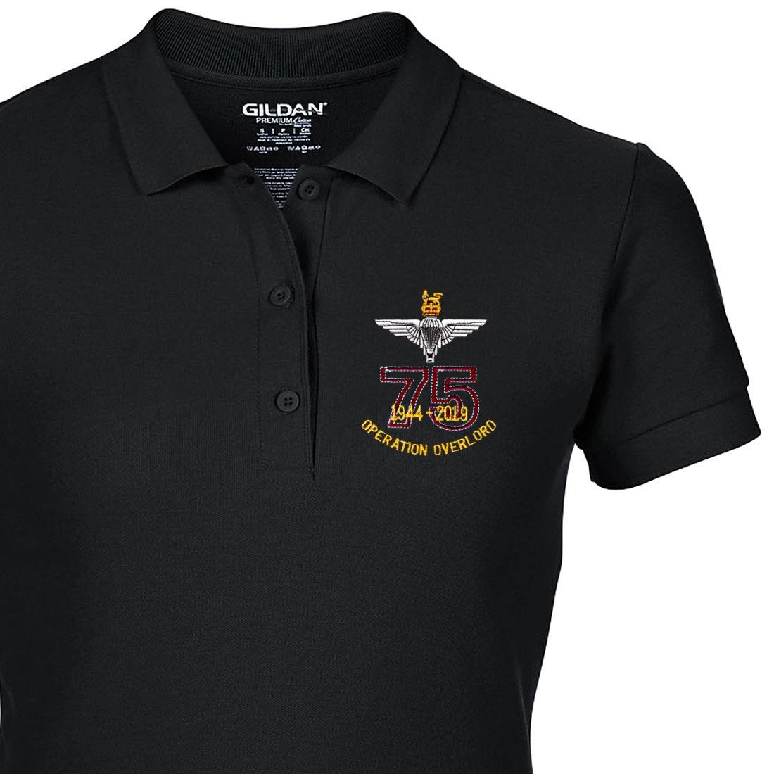 Lady's Polo Shirt - Operation Overlord 75th (Para) - The Airborne Shop