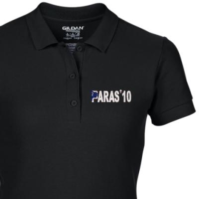 Lady's Polo Shirt - Black - Paras 10