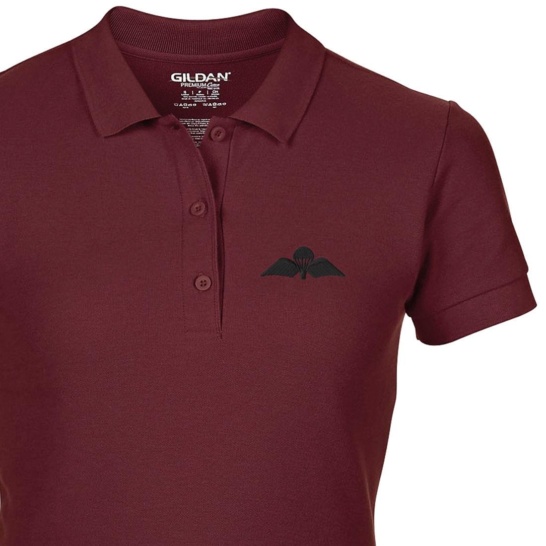 ladies brown polo shirt