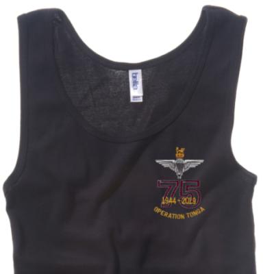 Lady's Vest - Black - Operation Tonga 75th (Para)
