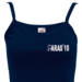 Lady's Vest (Fashion Straps) - Navy Blue - Paras 10