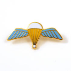 Jump Wings Lapel Badge (Blue Wings)