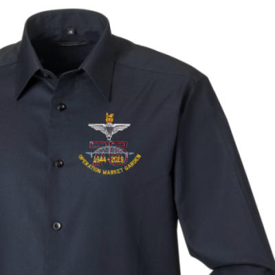 Long Sleeved Shirt - Black - Operation Market Garden 75th (Para)