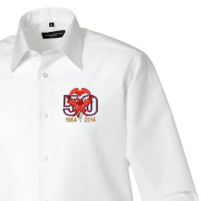 Long Sleeved Shirt - White - Red Devils 50th