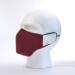 Maroon Face Covering (Mask) with Nose Wire and Adjustable Straps (Default)