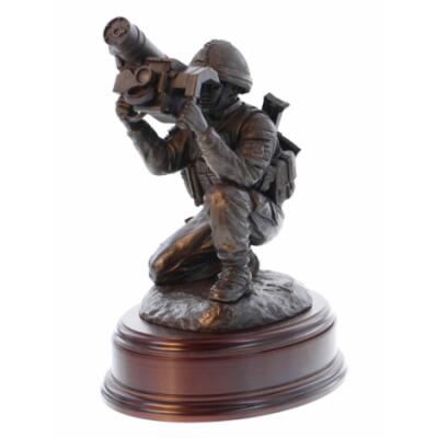 Para Javelin Anti Tank Firer Statues (Resin Bronze)