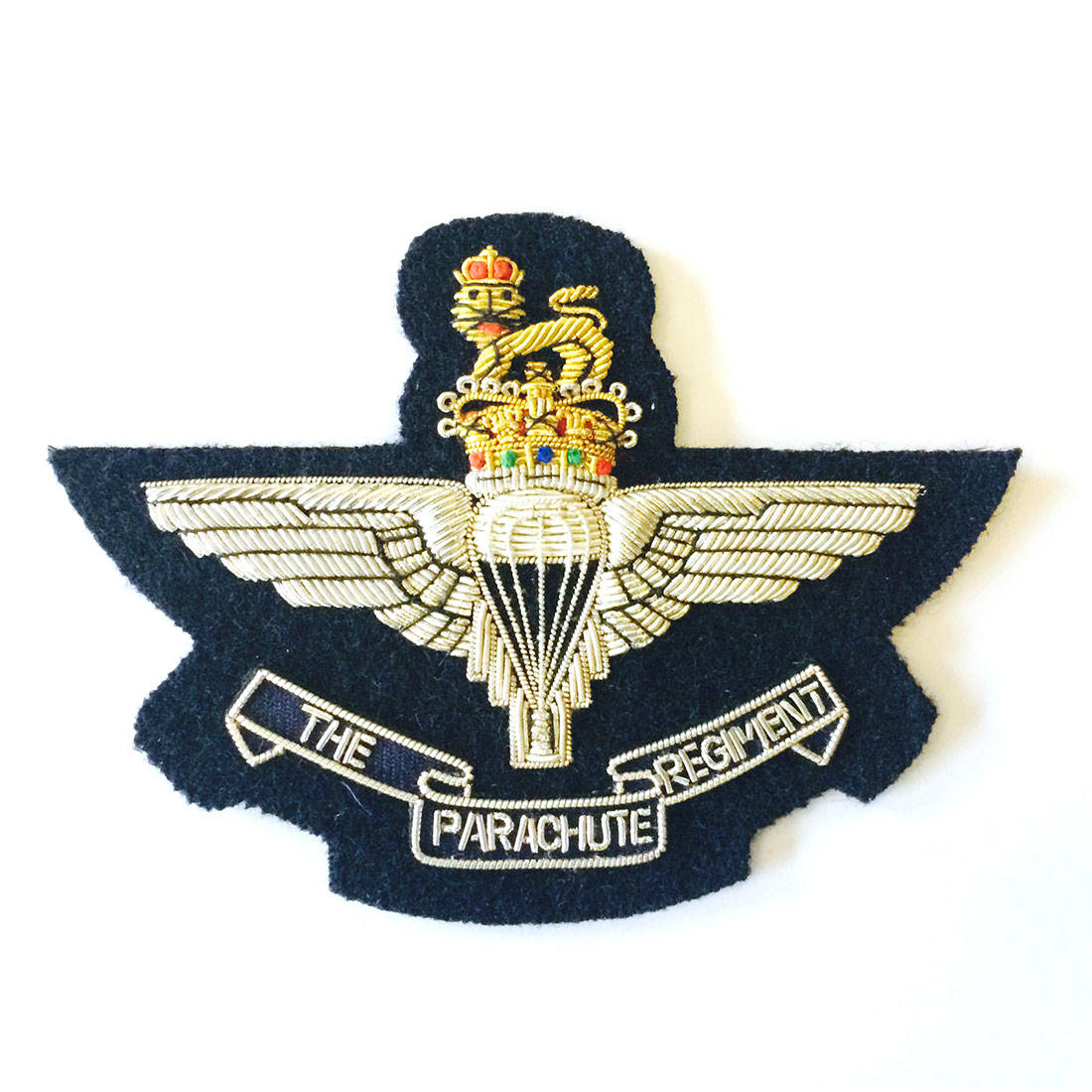 Parachute Regiment Blazer Badge (Large) - Black or Dark Navy - The ...