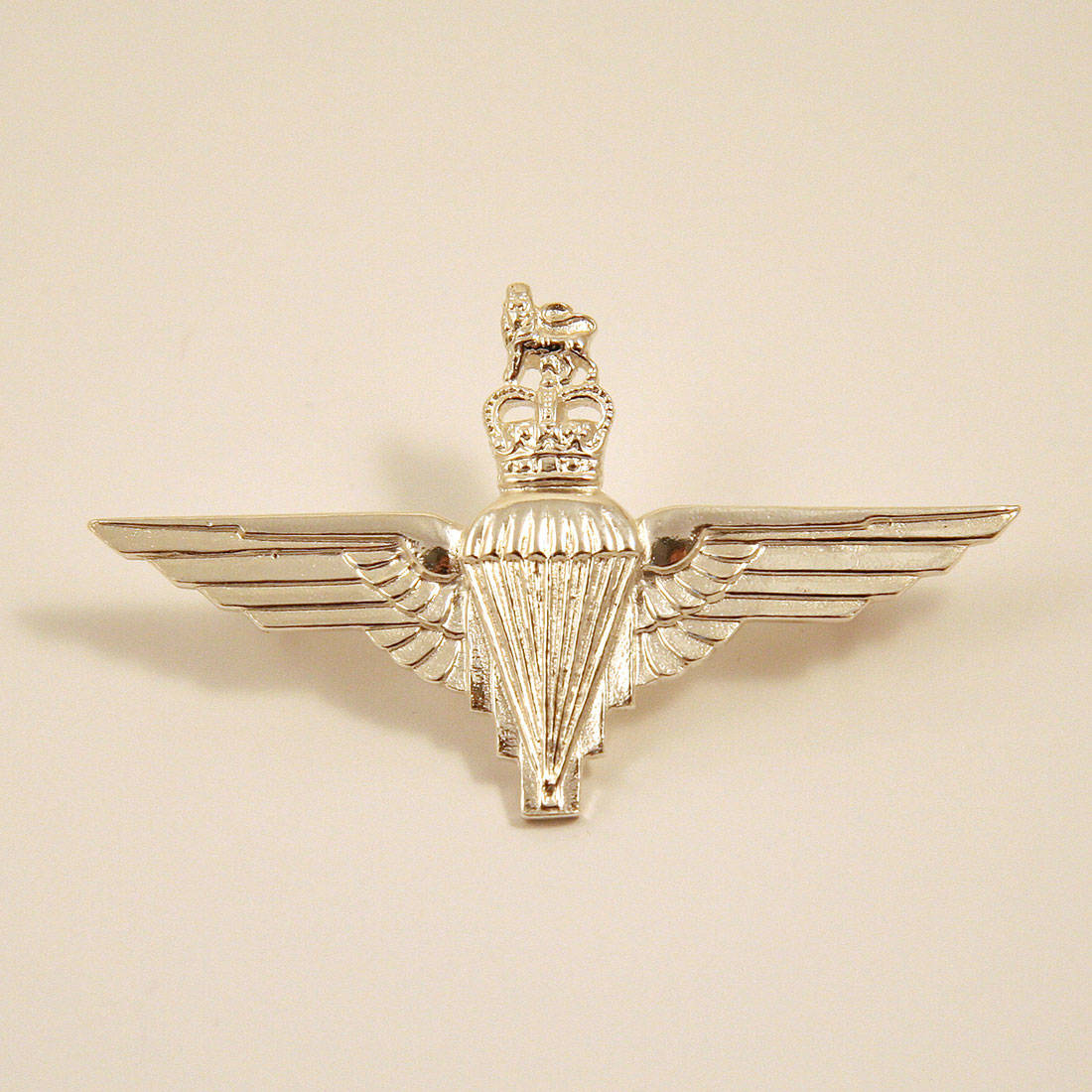 Sterling Silver Parachute Regiment Cap Badge - The Airborne Shop