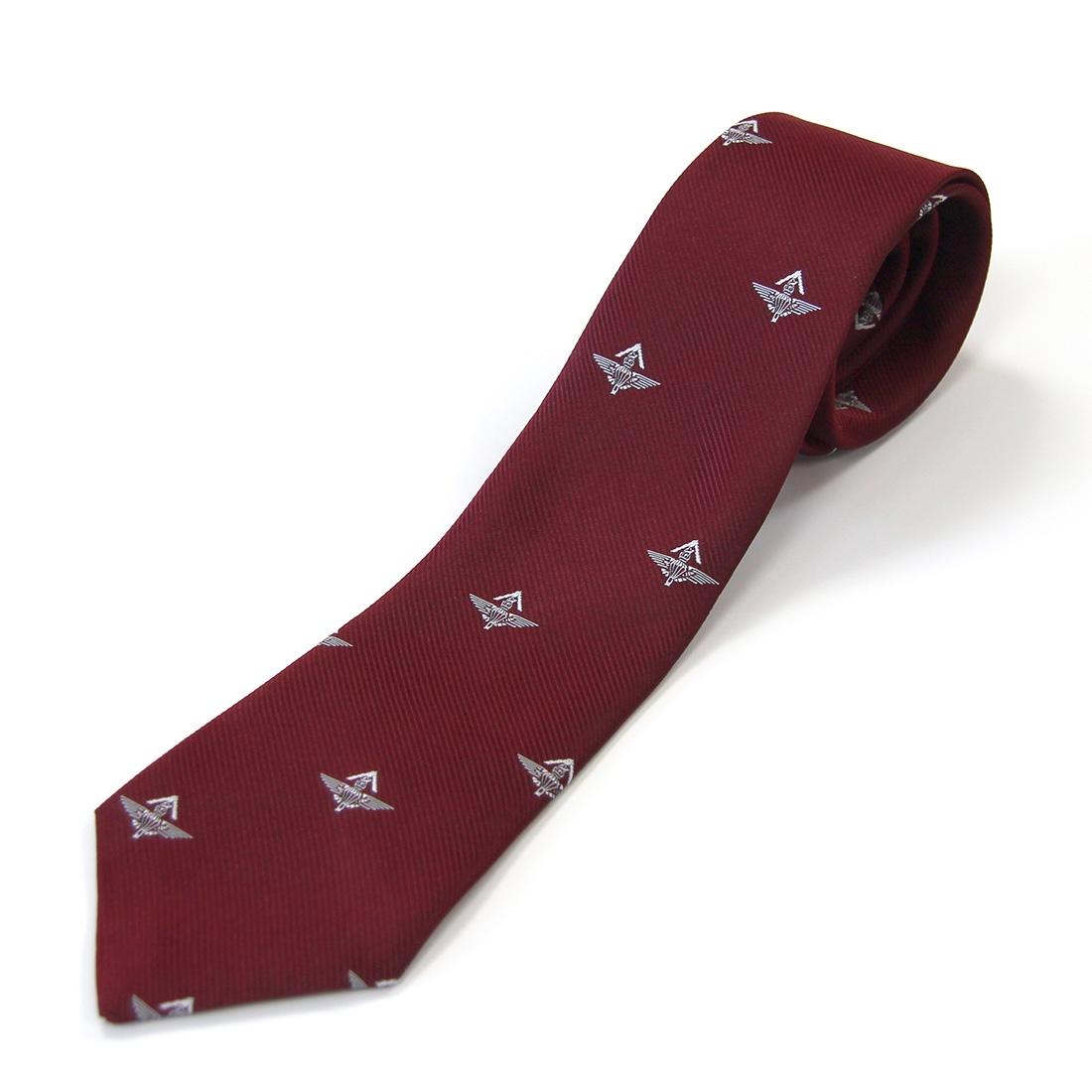 Tie, Pathfinders on Maroon (Polyester)