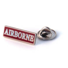 Rectangular 'AIRBORNE' Lapel Badge