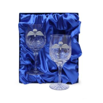 Jump Wings Red Wine Glasses (Pair) In Gift Box