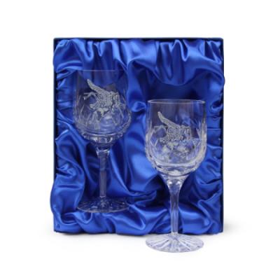 Pegasus Red Wine Glasses (Pair) In Gift Box