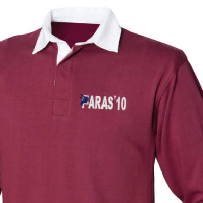 Rugby Shirt - Maroon - Paras 10