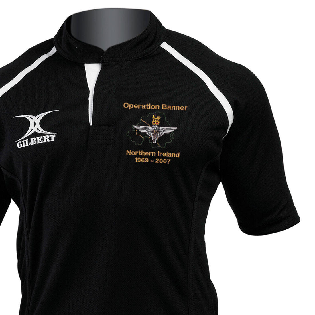 Rugby Shirt Gilbert Branded Operation Banner Para The
