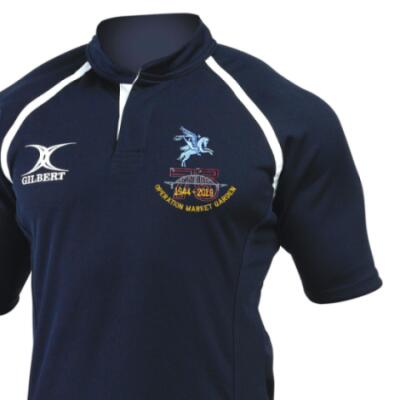 *CLEARANCE* Rugby Shirt (Gilbert Branded), XL, Navy, Operation Market Garden 75th (Pegasus)