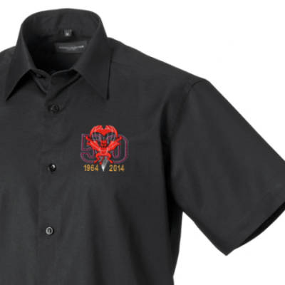 Short Sleeved Shirt - Black - Red Devils 50th
