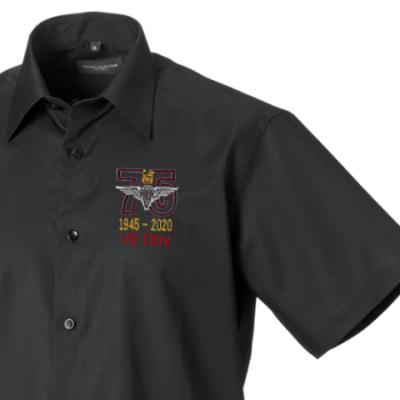 Short Sleeved Shirt - Black - VE Day 75th (Para)