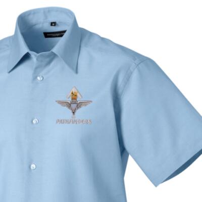 *CLEARANCE* Short Sleeved Shirt, 19.5, Blue, Pathfinders