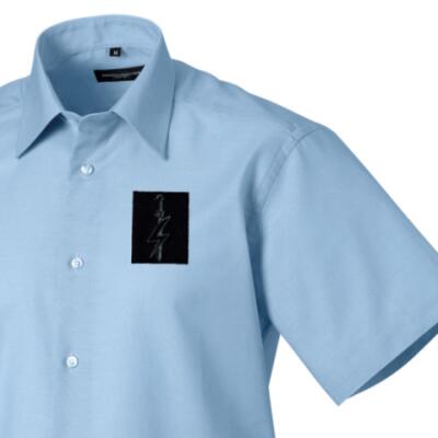 *CLEARANCE* Short Sleeved Shirt, 16, Blue, SFSG (Black Subdued)