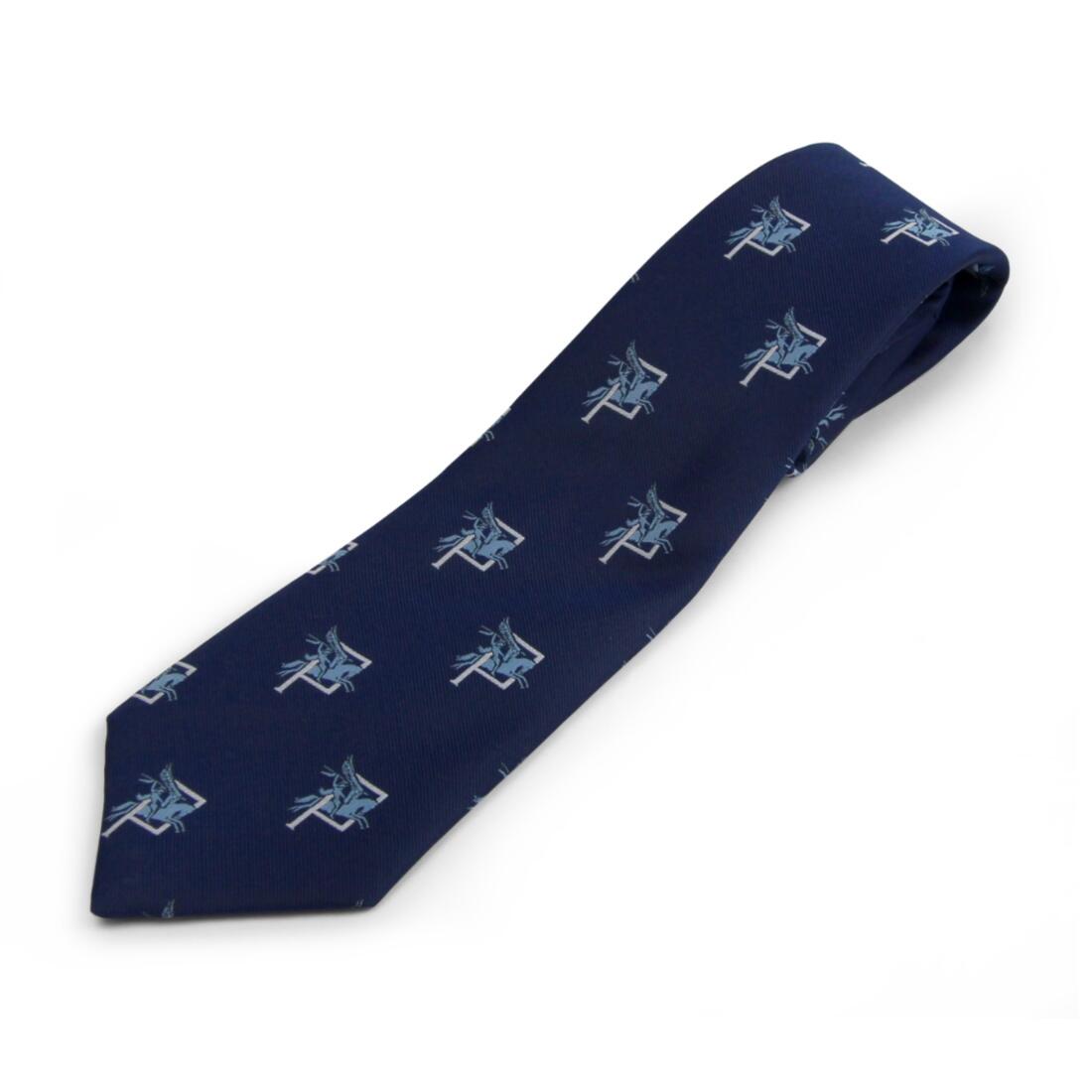Tie, P Company on Navy (Polyester)