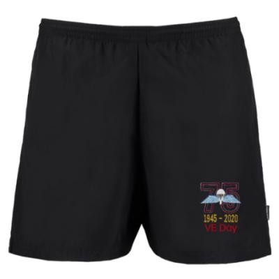 Track Shorts - Black - VE Day 75th (Jump Wings)