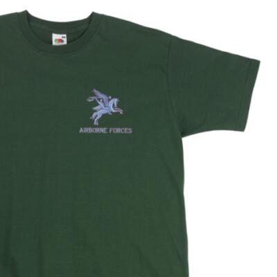 *CLEARANCE* T-Shirt, Medium, Green, Pegasus Airborne Forces