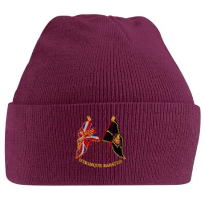 Turn-Up Beanie Hat - Maroon - Presentation of Colours 2021