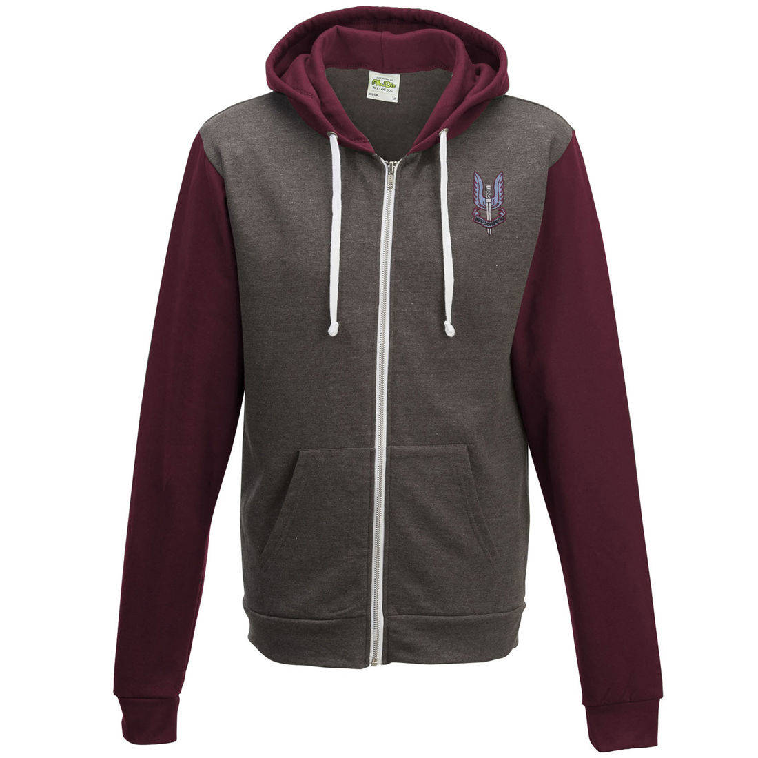 Two-Tone Zip Up Hoody - Jackets and Overcoats - Clothing - The Airborne