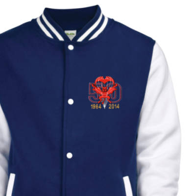 Varsity Jacket - Navy Blue / White - Red Devils 50th