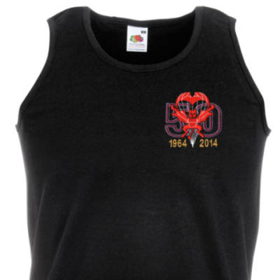 Athletic Vest - Black - Red Devils 50th